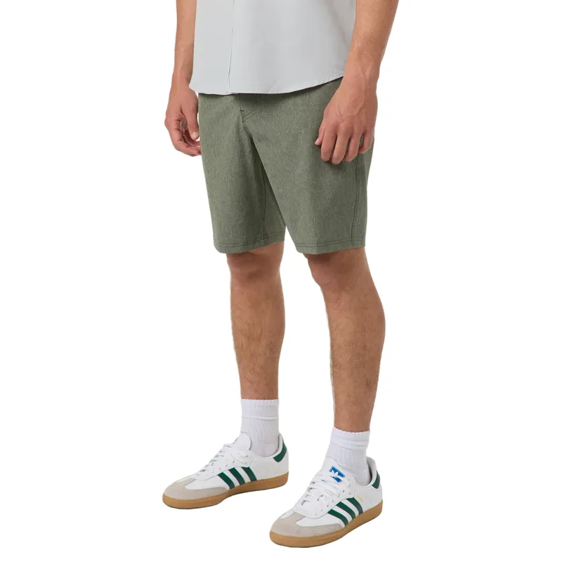 O'Neill Clothing Reserve Heather Hybrid Short 19 inch in Mulled Basil-1