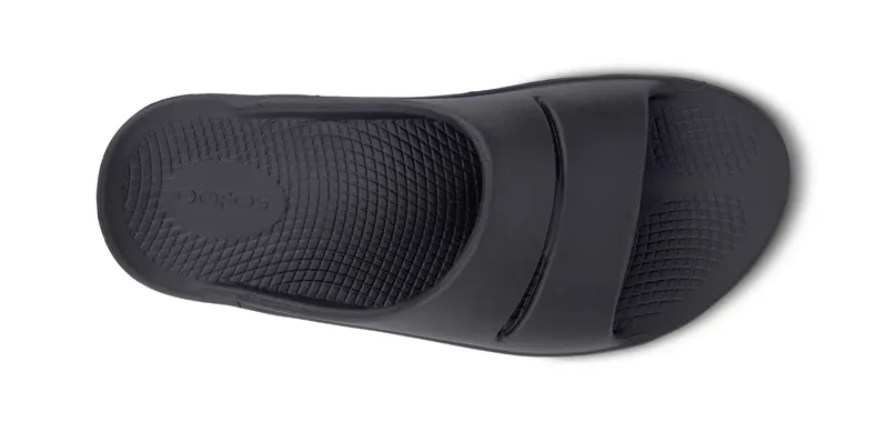 Oofos OOahh Slide in Black-4