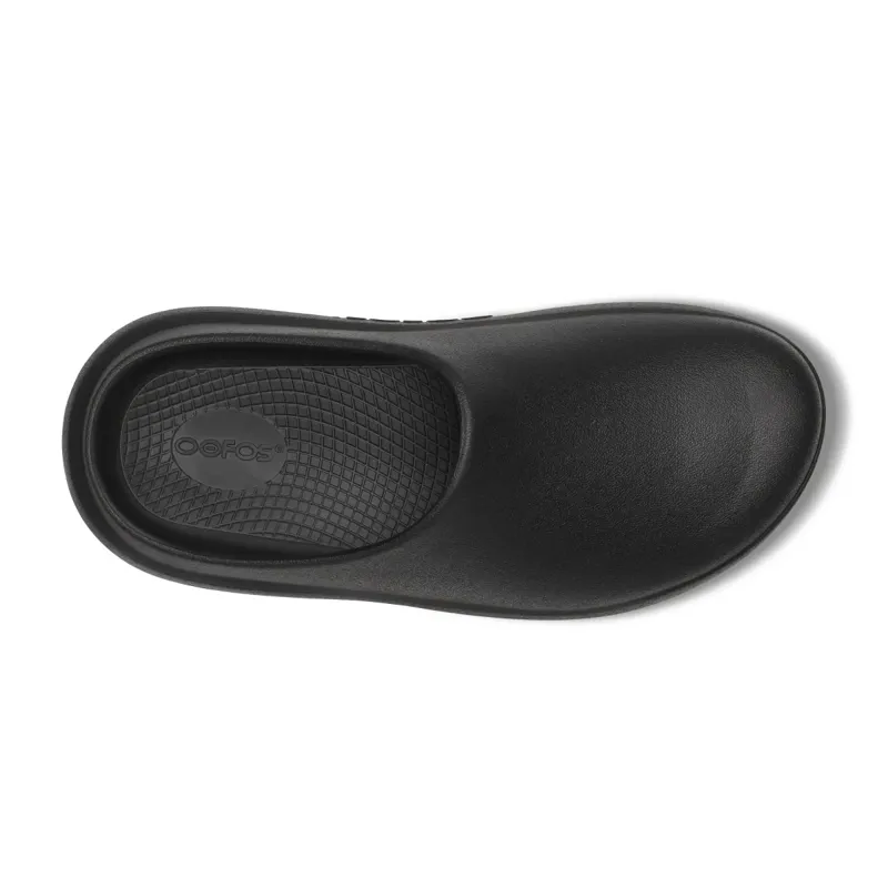 Oofos OOcloog Plus Clog in Black-5