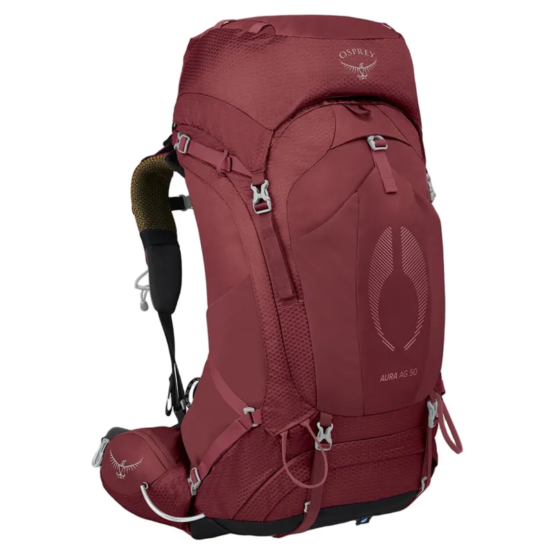 Osprey Women's Aura AG 50 Backpack in Berry Sorbet