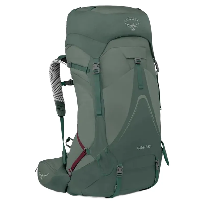 Osprey Women's Aura AG LT 50 in Koseret/Darjeeling Green