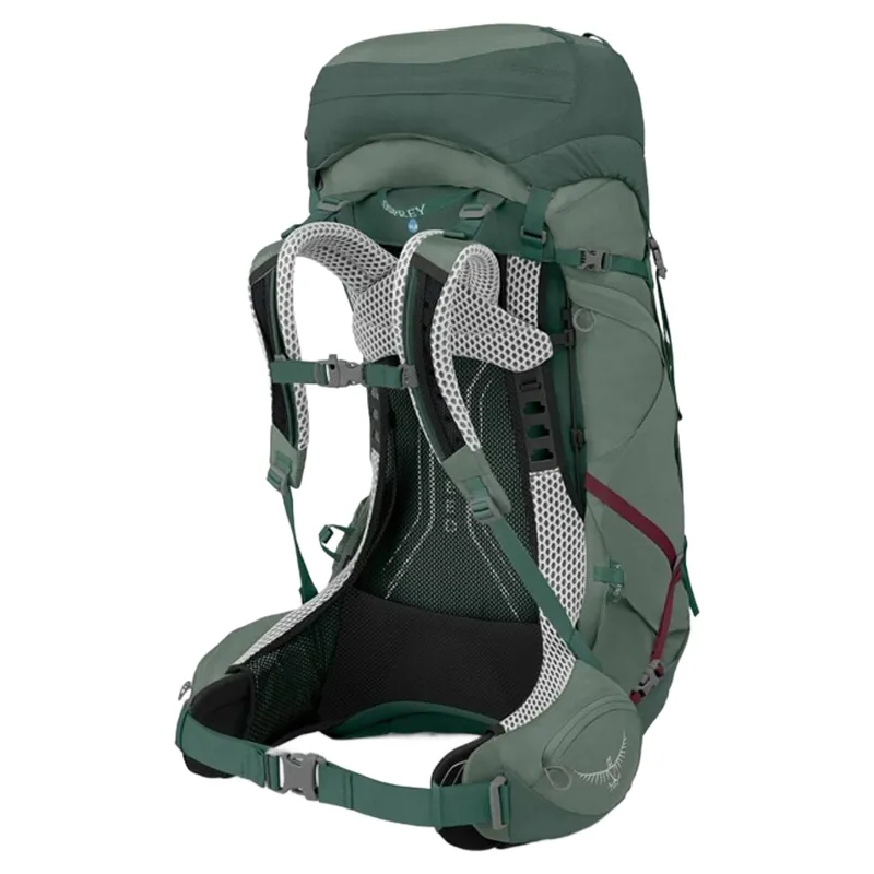 Osprey Women's Aura AG LT 50 in Koseret/Darjeeling Green-1