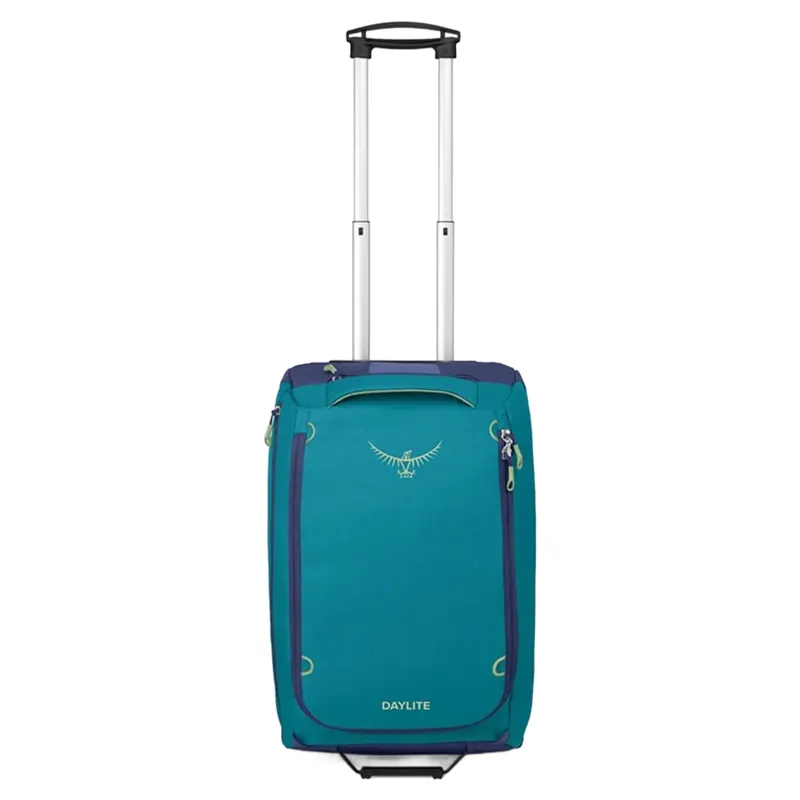 Osprey Daylite Carry On Wheeled Duffel 40 in Blue Spikemoss/Alkaline-1