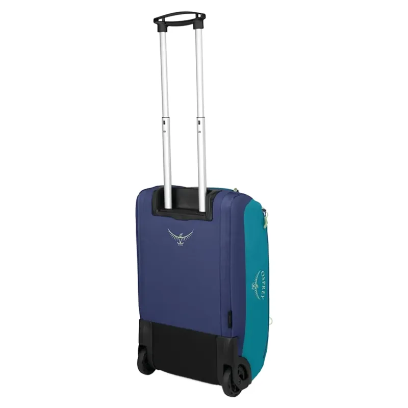Osprey Daylite Carry On Wheeled Duffel 40 in Blue Spikemoss/Alkaline-3