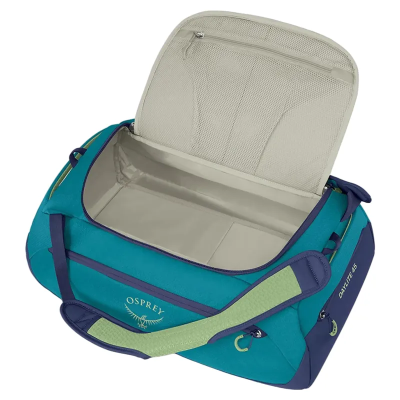 Osprey Daylite Duffel 45 in Blue Spikemoss/Alkaline-2