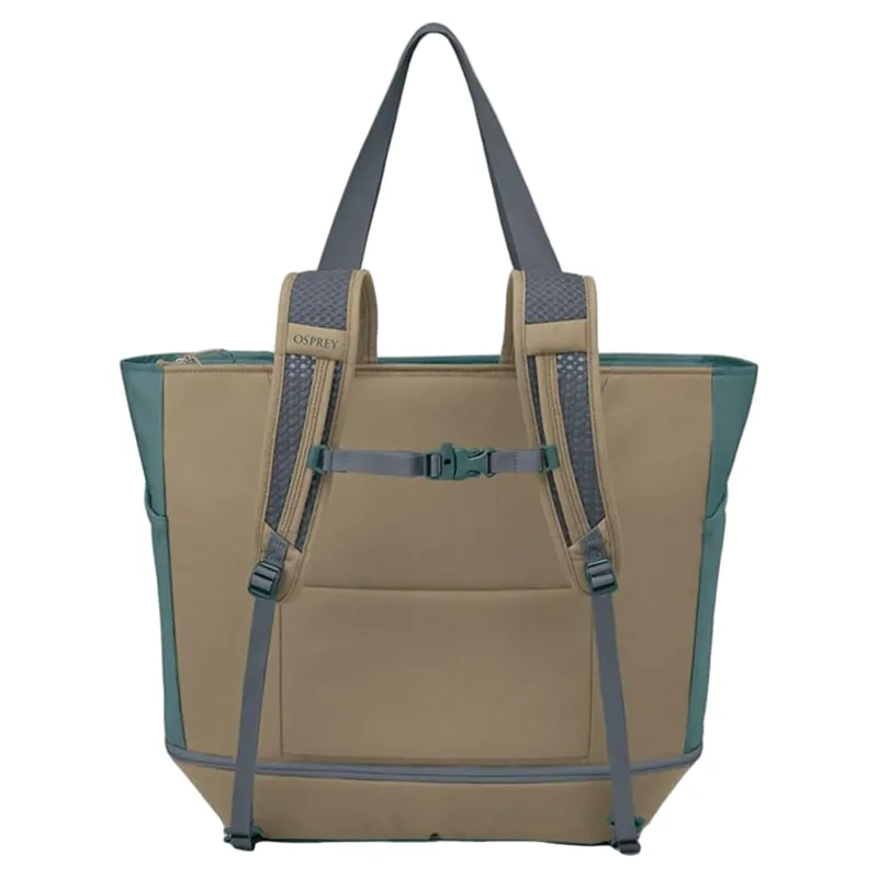 Osprey Daylite Large Tote in Cascade Blue and Latte Brown-2