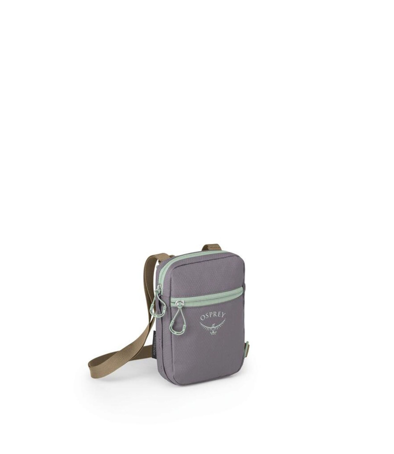 Osprey Daylite Small Crossbody in Soundwave Grey and Latte Brown