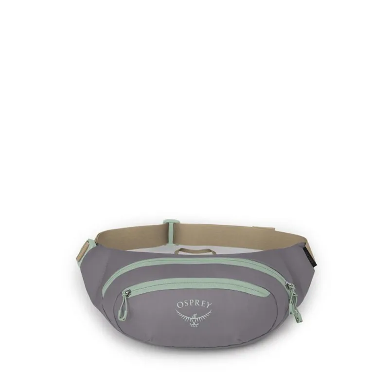 Osprey Daylite Waist Pack in Soundwave Grey and Latte Brown
