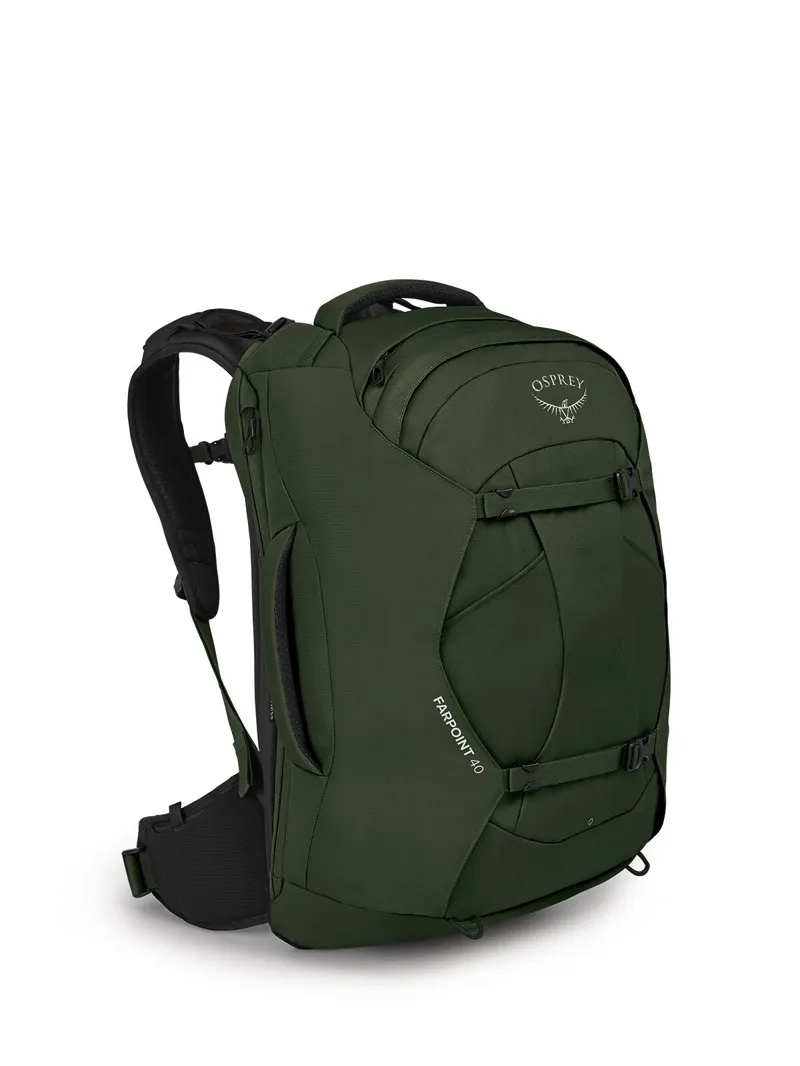 Osprey Farpoint 40 Travel Pack in Gopher Green