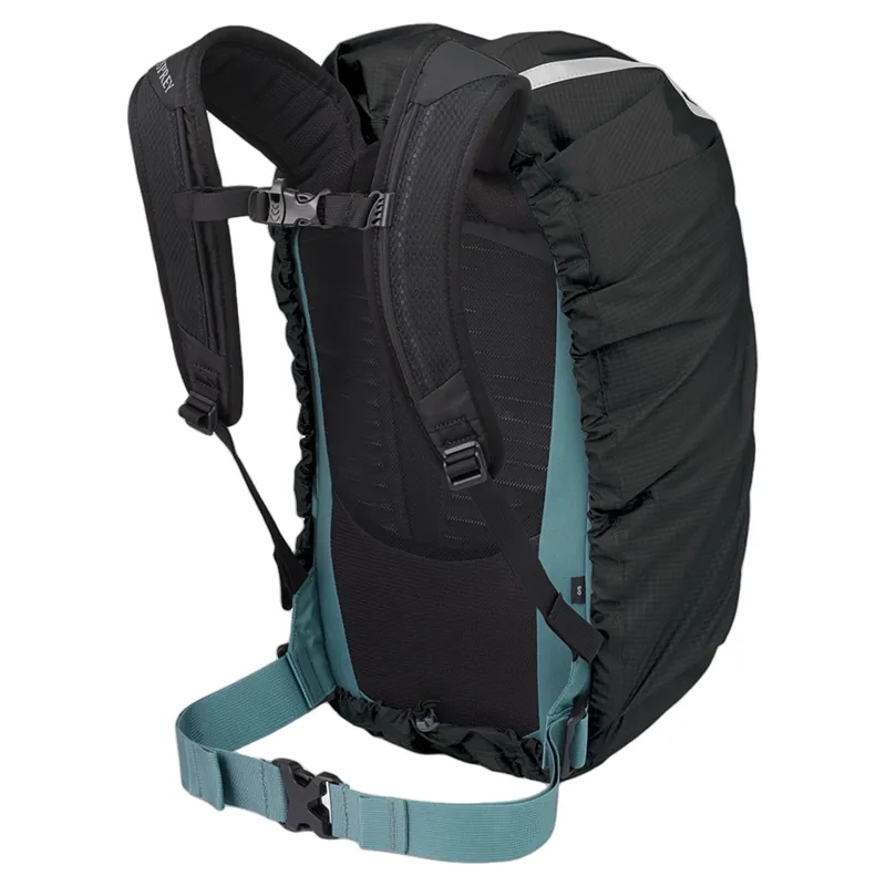 Osprey Hi-Vis Commuter Raincover in Black-1