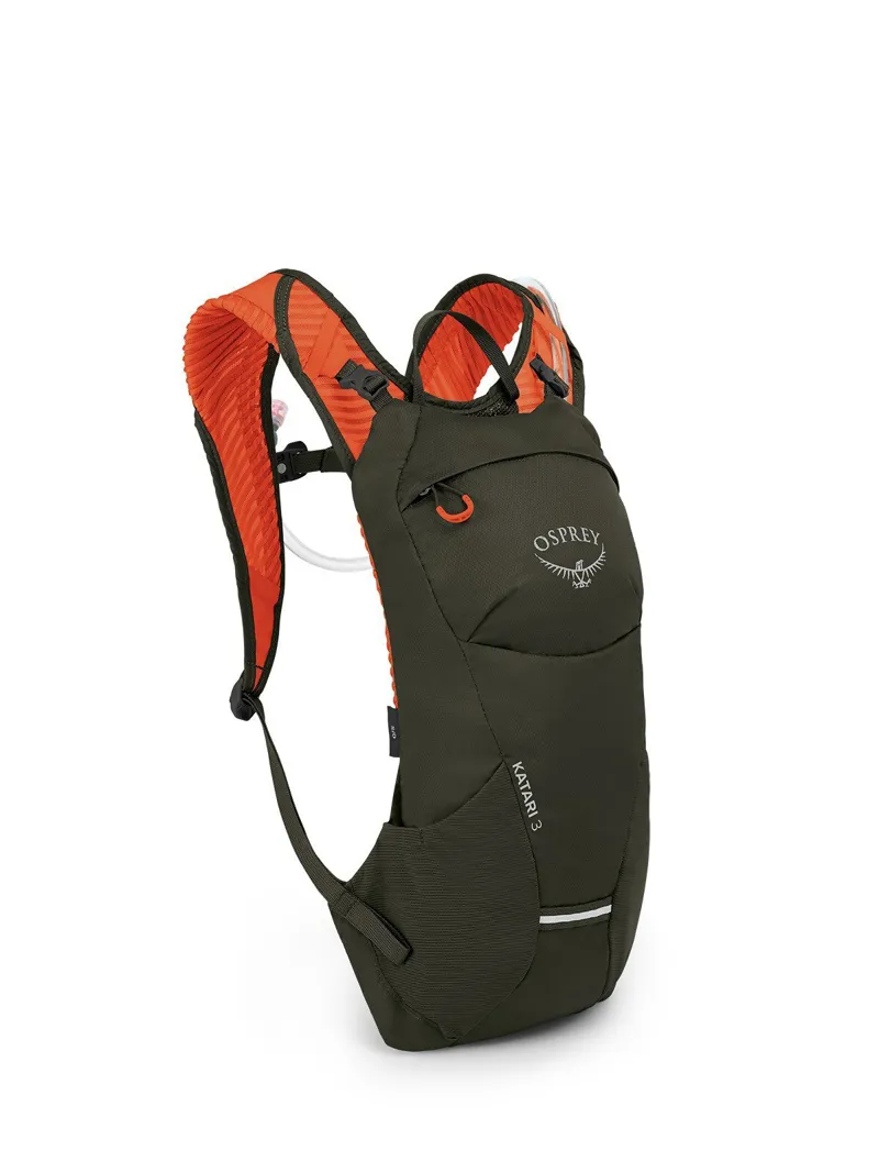 Osprey Katari 3 Hydration Bike Pack in Green Creek