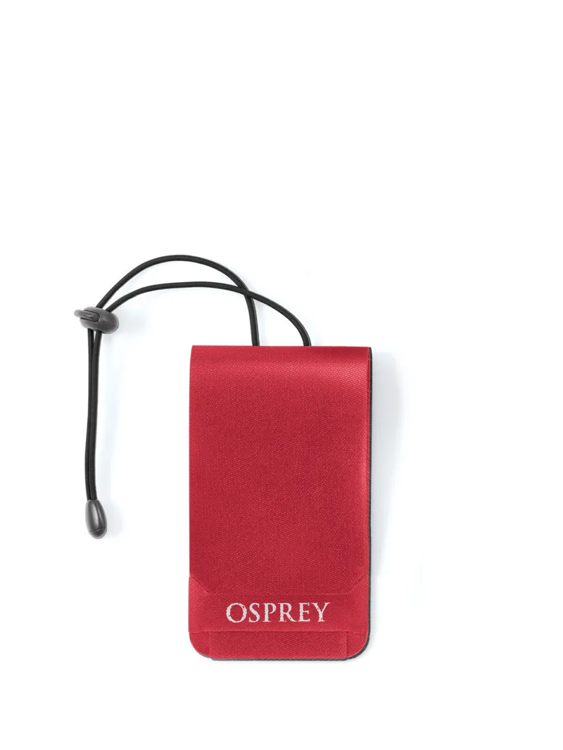 Osprey Luggage Tag in Poinsetta Red