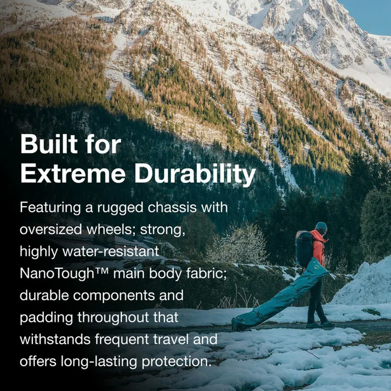 Osprey Mountain Bound Ski and Snowboard Roller Bag in Black-1