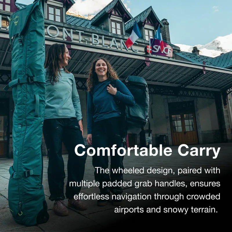 Osprey Mountain Bound Ski and Snowboard Roller Bag in Black-2