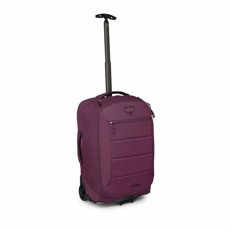 Osprey Ozone 2-Wheel 40L Carry-On Luggage in Moody Burgundy
