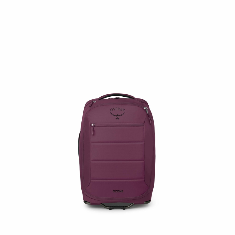 Osprey Ozone 2-Wheel 40L Carry-On Luggage in Moody Burgundy-2