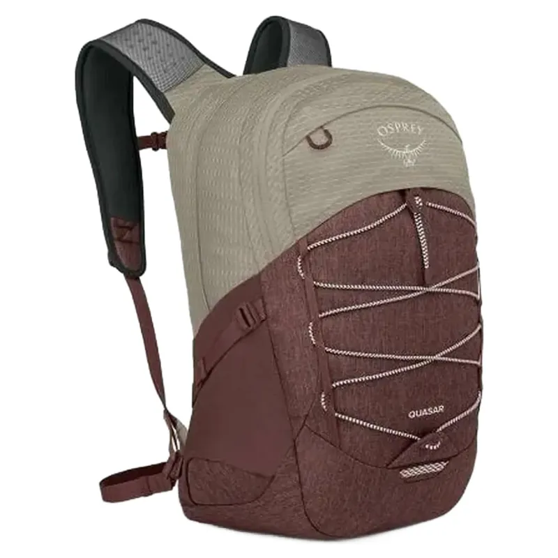 Osprey Quasar 26 Pack in Sawdust Tan/Raisin Red