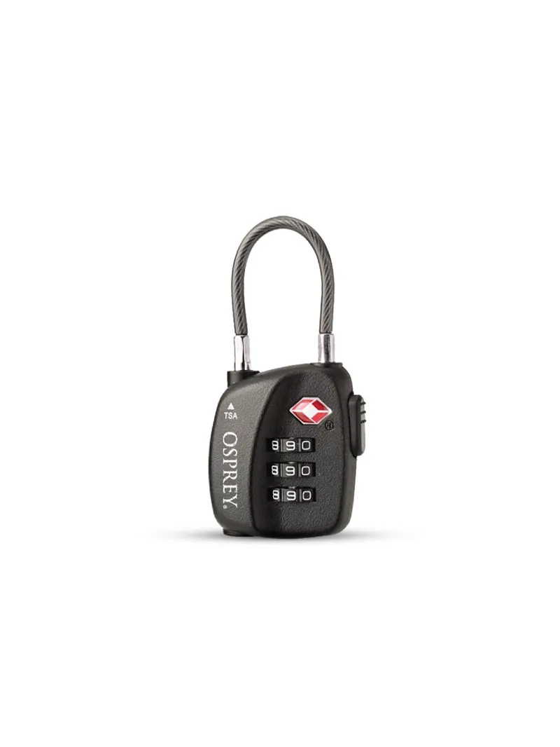 Osprey TSA 3 Dial Cable Lock