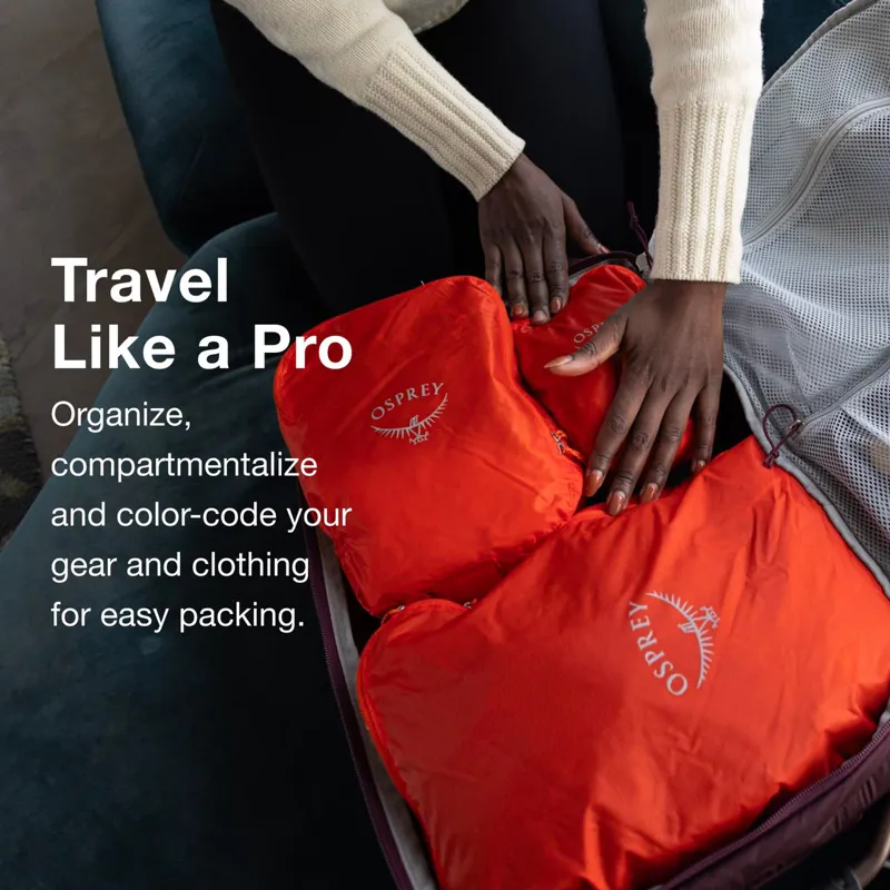 Osprey Ultralight Packing Cube Large in Mars Orange-1