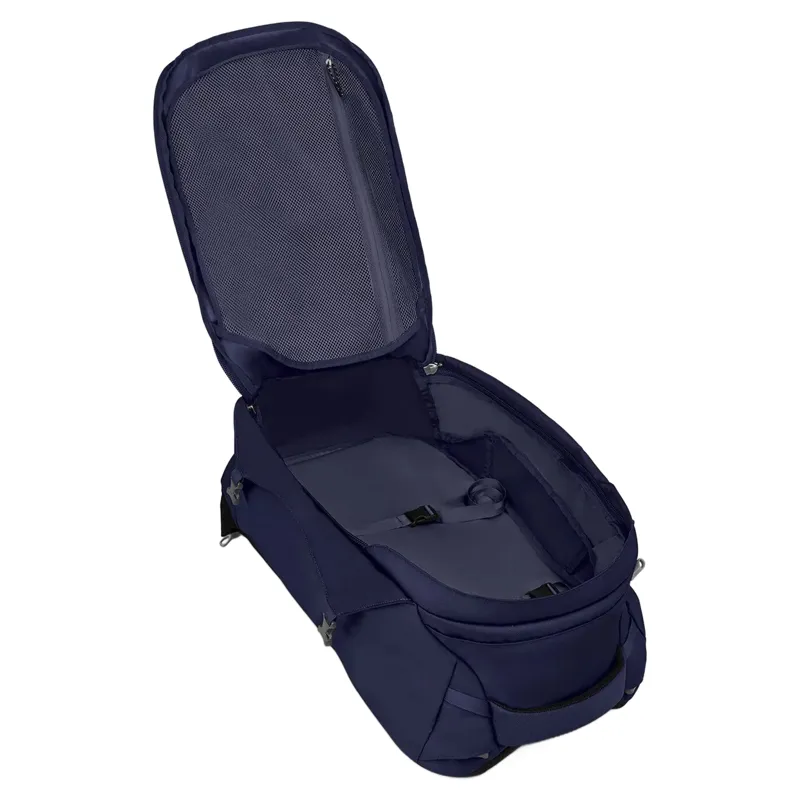 Osprey Women's Fairview 40 Travel Pack in Night Jungle Blue-1