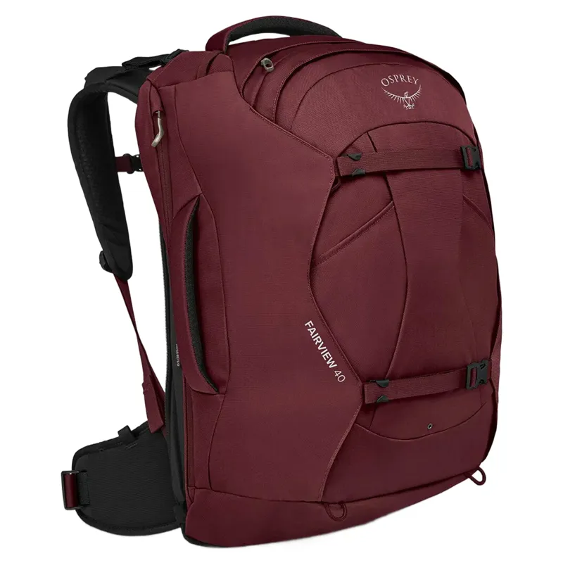 Osprey Women's Fairview 40 Travel Pack in Zircon Red