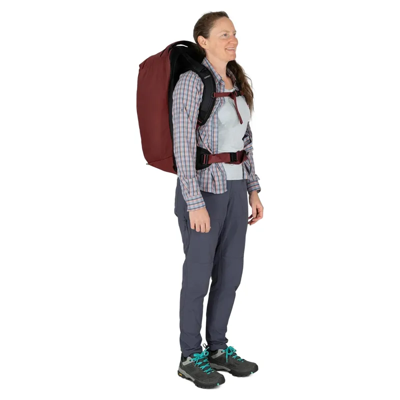 Osprey Women's Fairview 40 Travel Pack in Zircon Red-4