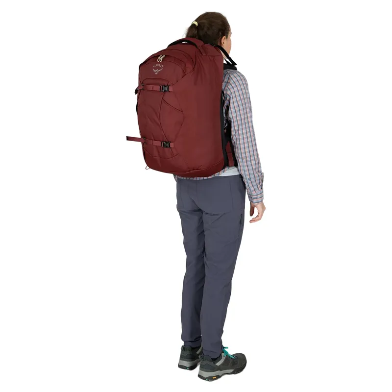 Osprey Women's Fairview 40 Travel Pack in Zircon Red-5