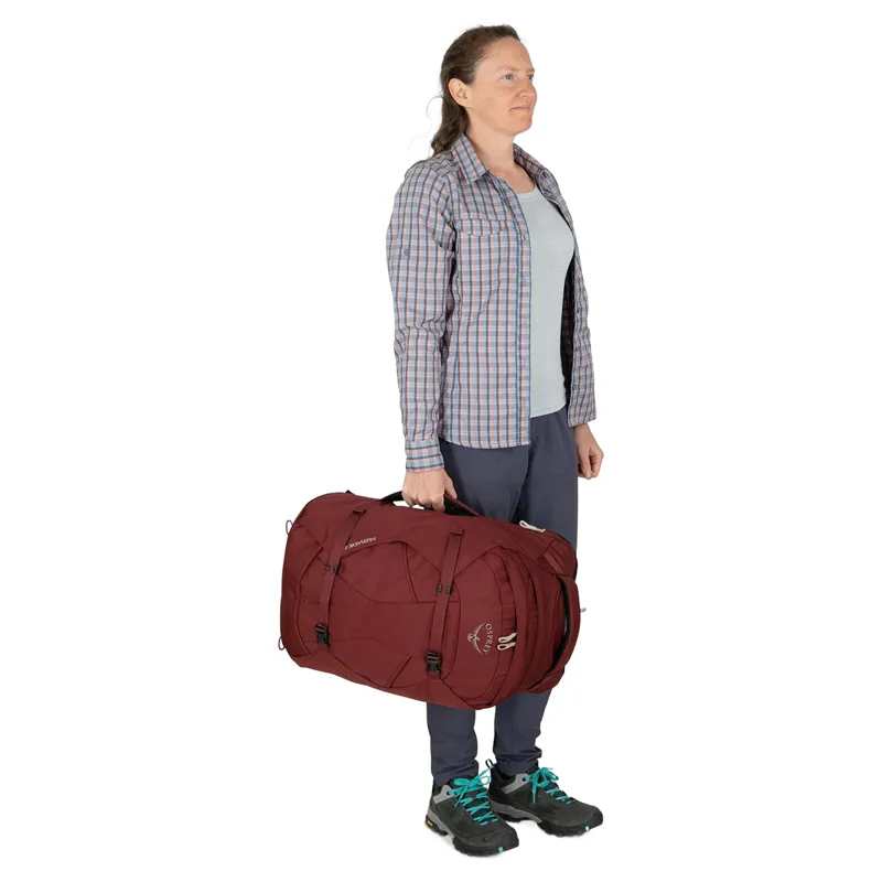 Osprey Women's Fairview 40 Travel Pack in Zircon Red-6