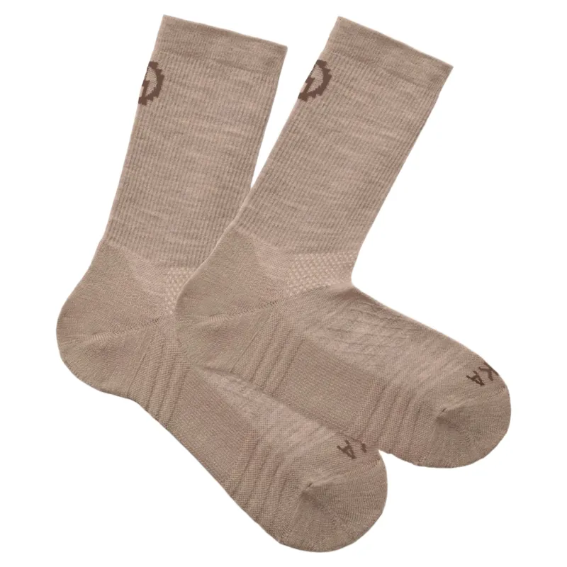 Paka Trail 3/4 Crew Socks in Walnut