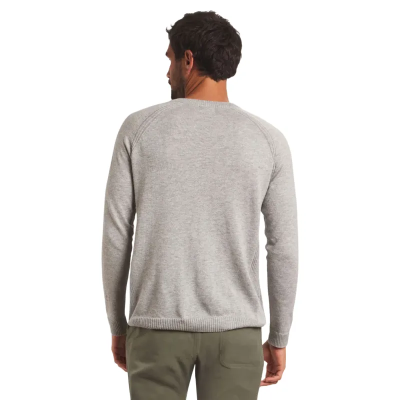 Paka Ultralight Crew in Ice Heather Grey-1