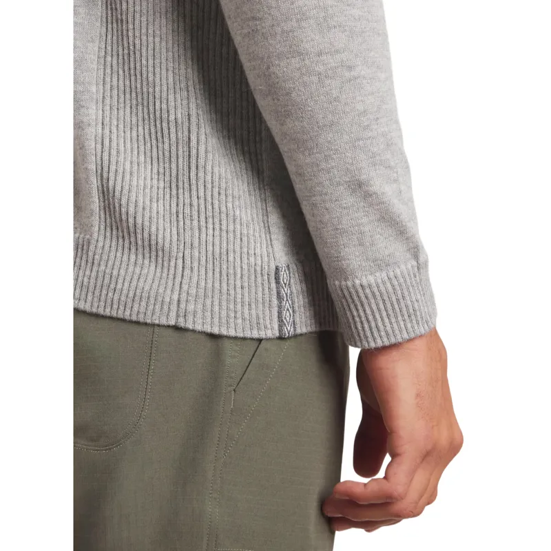Paka Ultralight Crew in Ice Heather Grey-5