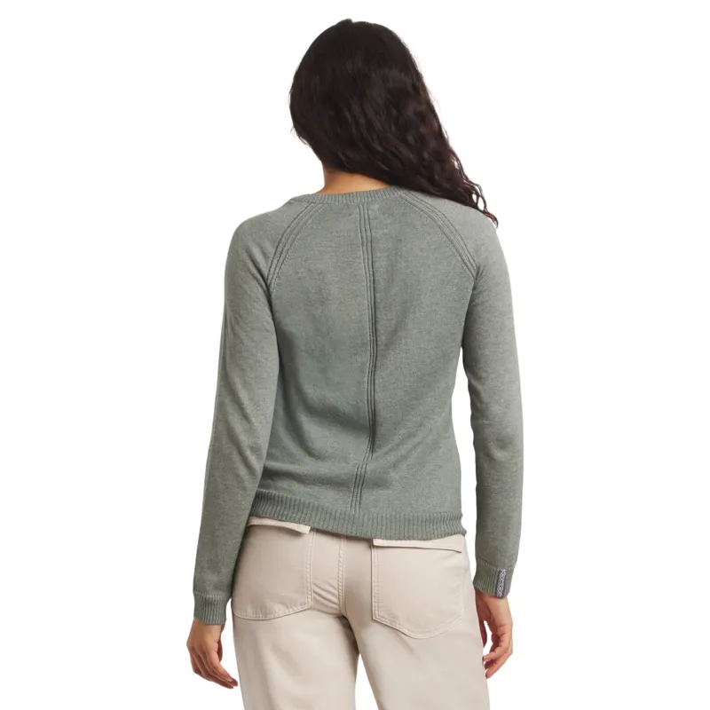 Paka Women's Ultralight Crewneck Sweater in Lichen-2