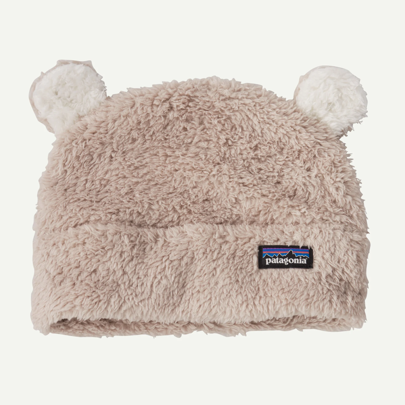 Patagonia Baby Furry Friends Fleece Hat in Shroom Taupe