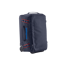 Patagonia Black Hole Wheeled Duffel 40L in Smolder Blue with Amanita Red
