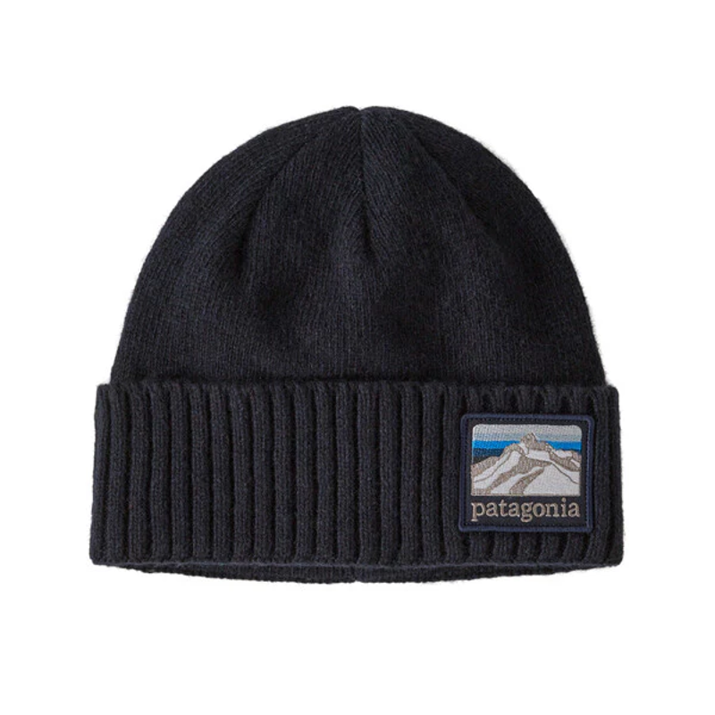 Patagonia Brodeo Beanie in Line Logo Ridge/Classic Navy