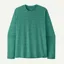 Patagonia Capilene Cool Daily LS Shirt in Gem Green/Light Gem X-Dye