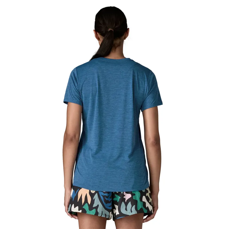 Patagonia Capilene Cool Daily Shirt in Aquatic Blue/Light Aquatic-2