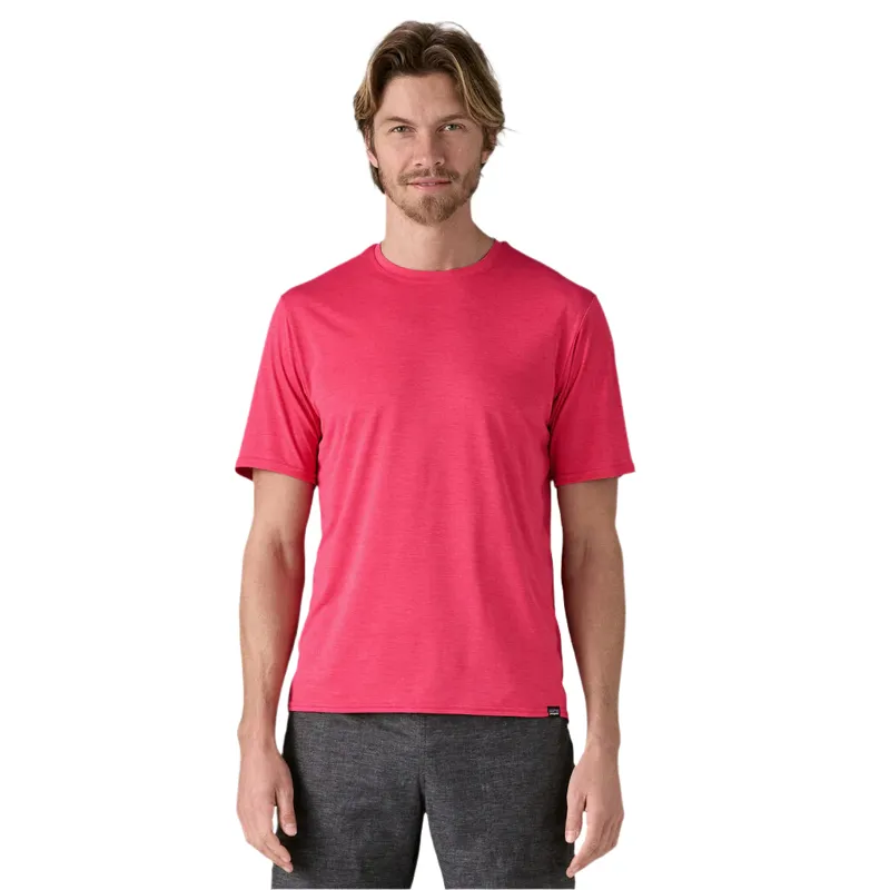 Patagonia Capilene Cool Daily Shirt in Luminous Pink and Light Luminous Pink