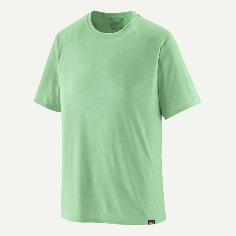 Patagonia Capilene Cool Daily Shirt in Rinsed Green and Dark Rinsed Green