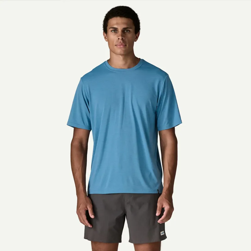 Patagonia Capilene Cool Daily Shirt in Shore Blue/Light Shore X-Dye-1