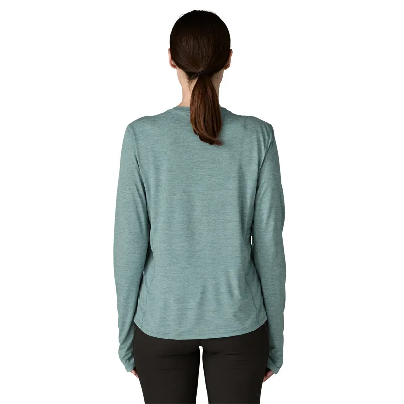 Patagonia Women's LS Capilene Cool Sun Shirt Nouveau Green/Blue Sage-2