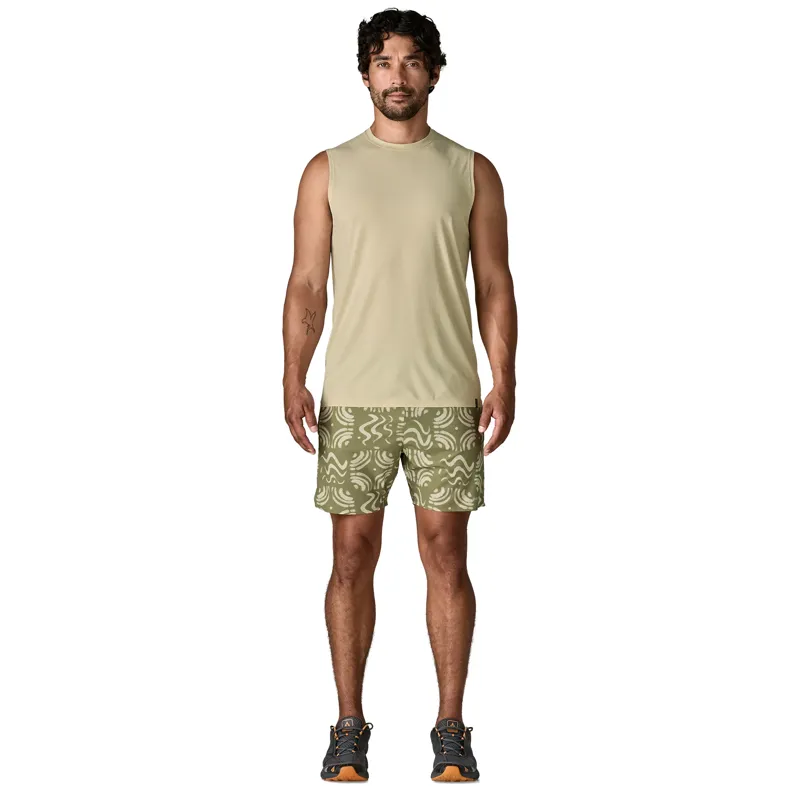 Patagonia Capilene Cool Ultra Tank Top in Pumice/Dyno White X-Dye-2