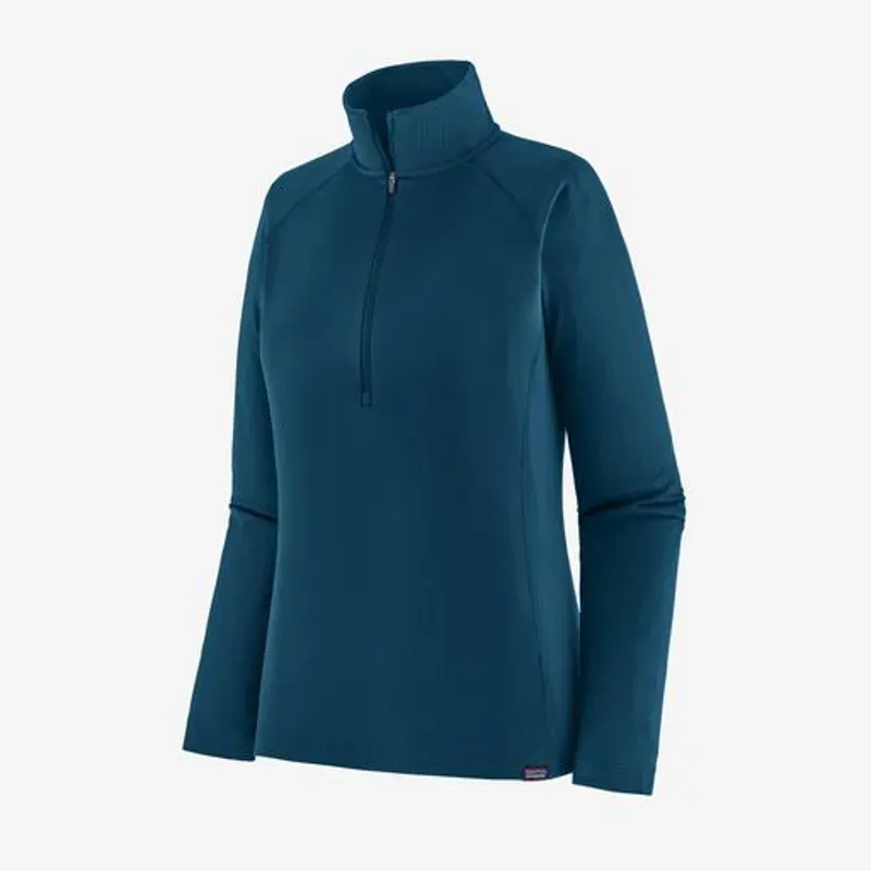 Patagonia Women's Capilene Midweight Zip Neck in Lagom Blue