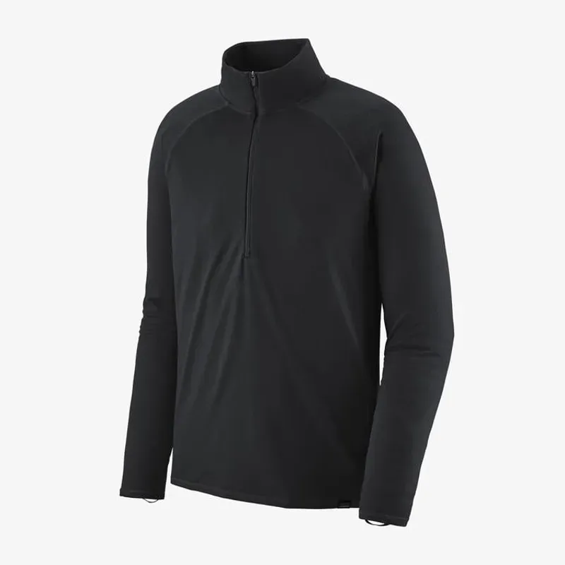 Patagonia Capilene Midweight Zip-Neck Pullover in Black