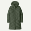 Patagonia Women's Down With It Parka in Old Growth Green