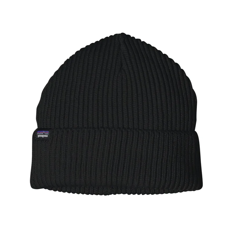 Patagonia Fishermans Rolled Beanie in Black