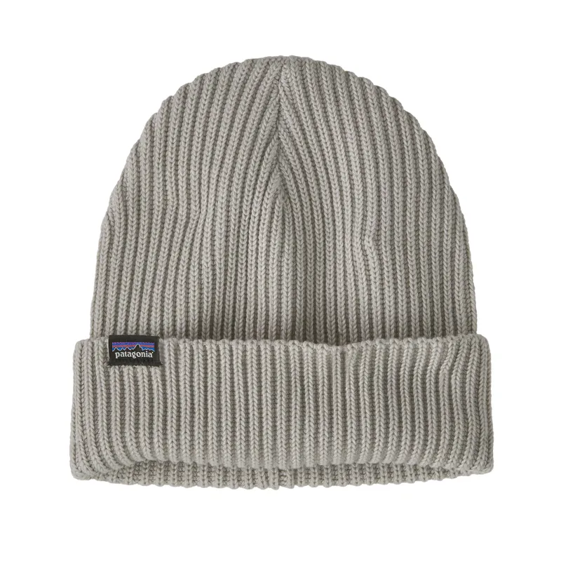 Patagonia Fishermans Rolled Beanie in Crisp Grey