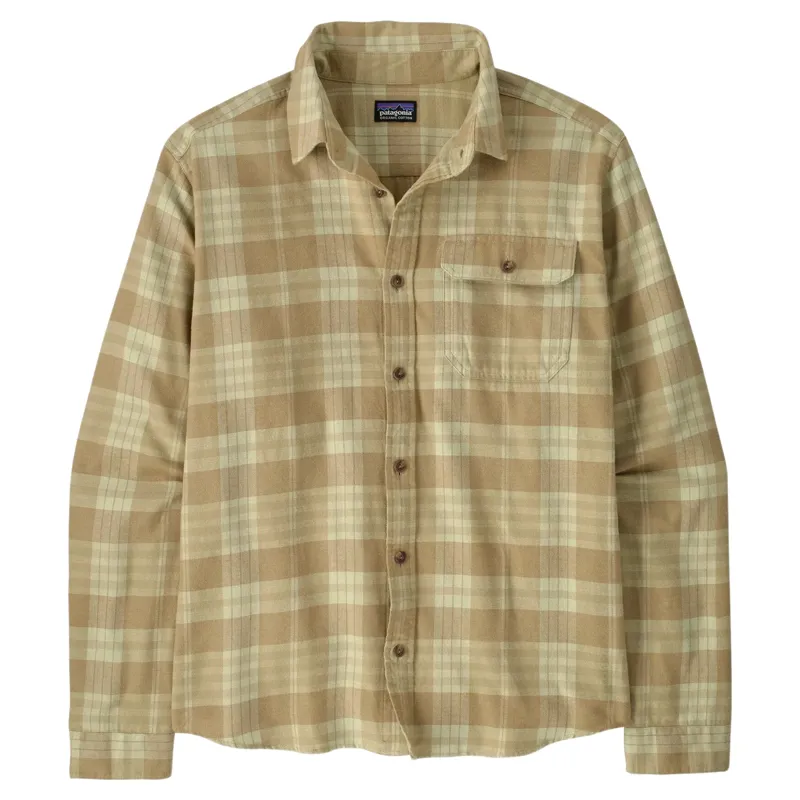 Patagonia Long-Sleeved LW Fjord Flannel Shirt Builder/Weathered Stone