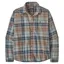 Patagonia Long-Sleeved LW Fjord Flannel Shirt in Depth Blue Sage
