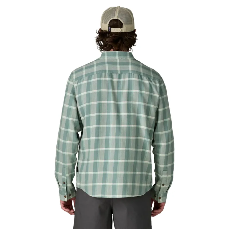Patagonia Long-Sleeved LW Fjord Flannel Shirt Marine Layer/Blue Sage-2